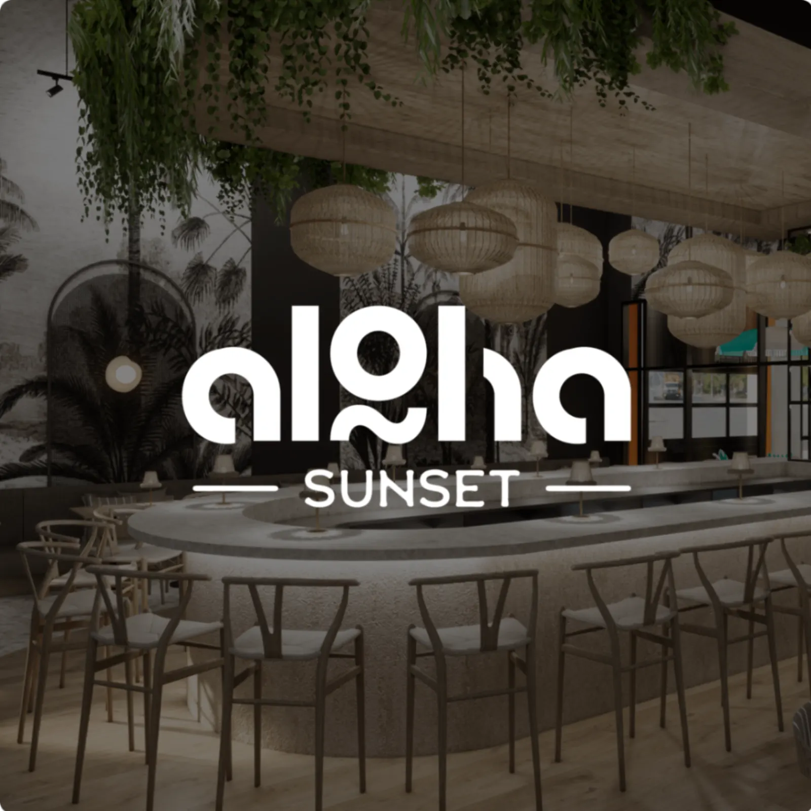 Aloha Sunset logo